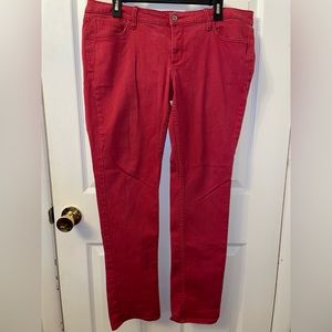 Arizona Women’s Skinny Jeans Red